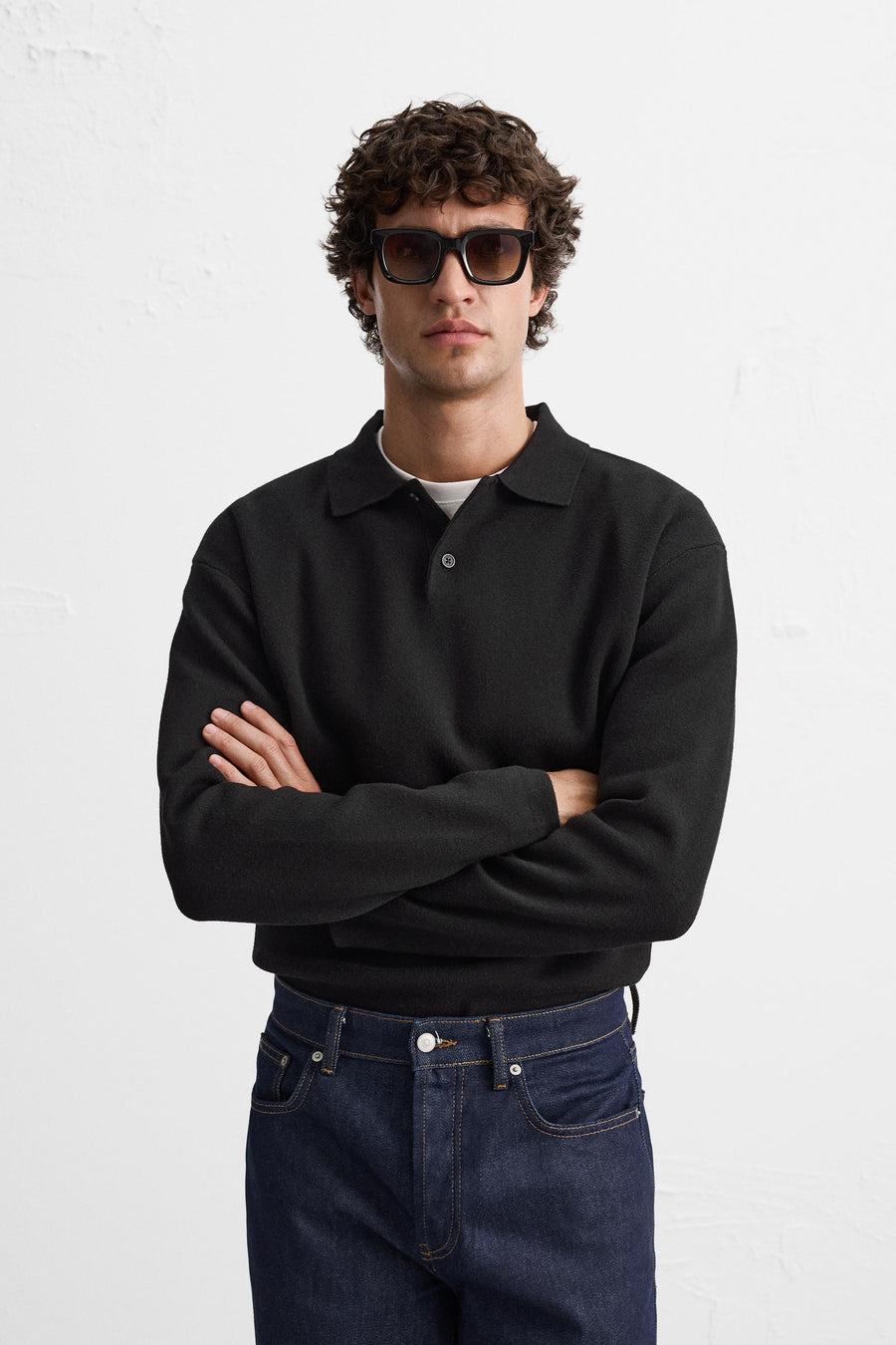 VİSKOZ KARIŞIMLI TRİKO POLO T-SHIRT